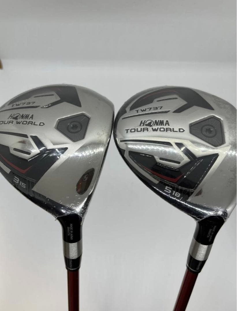 ★新品★ 3W 5Wセット 本間ゴルフ ホンマ TW737 FW ヘッドカバー付