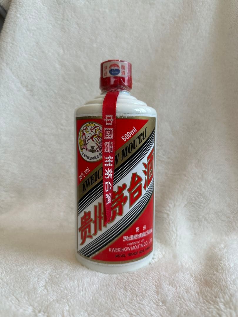 希少！ 未開栓 2007年 貴州茅台酒 マオタイ酒 天女 ラベル 中国酒