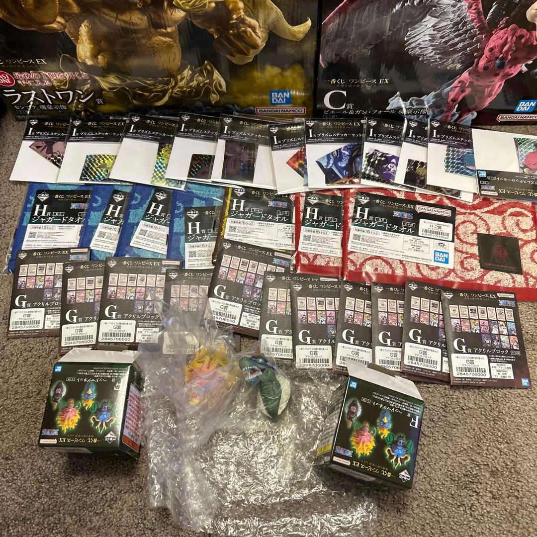 一番くじ　ワンピース　EX悪魔を宿す者達　フィギュアセミコンプリートセット
