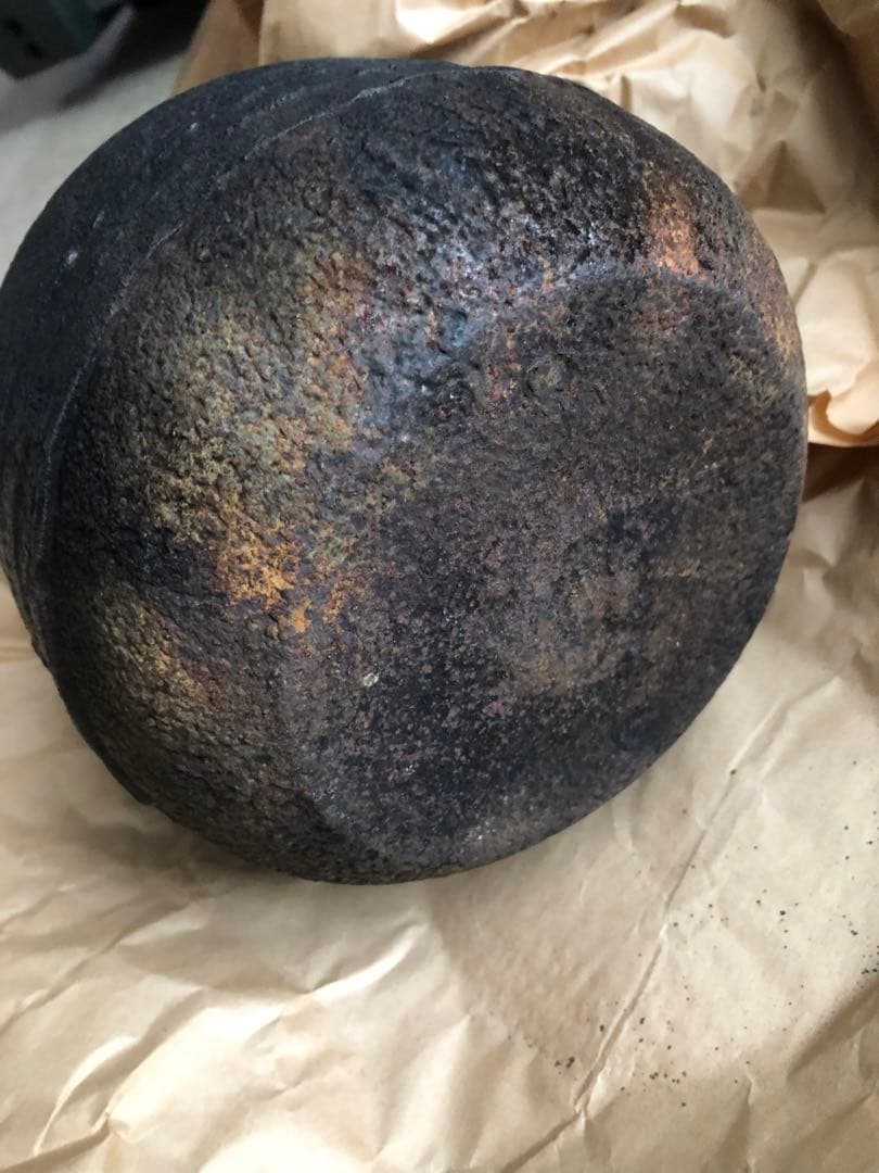 時代　鉄瓶　金森佐平　共箱入