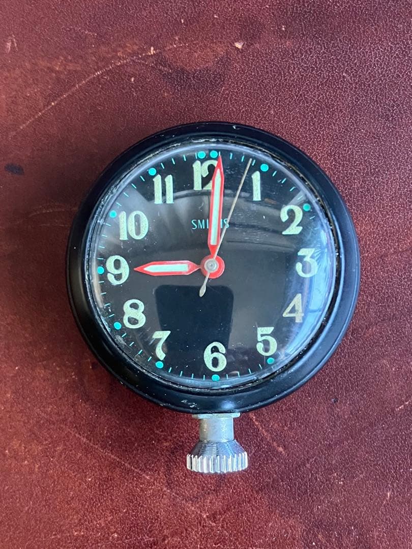 スミス 1970s モーターウォッチ アンティーク 不動 旧車ダッシュボードに！