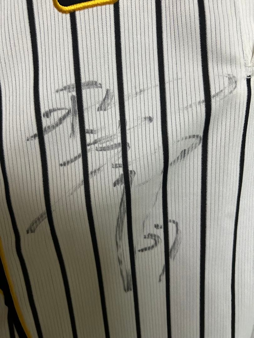 阪神タイガース 秋山拓巳 直筆サイン入りユニフォーム　LL