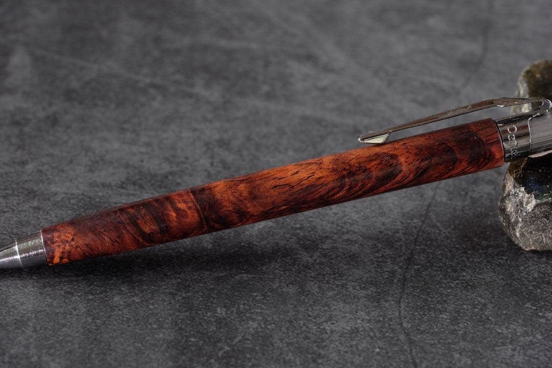 PG5木軸カスタム0184　高村杢工房 製図用シャーペン　ホンジュラスローズ瘤