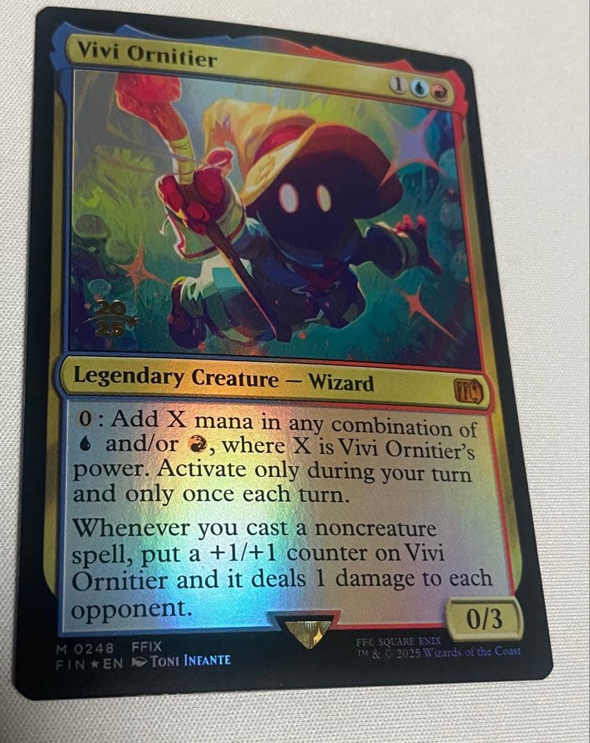 迷える黒魔道士、ビビ【英語プレリリース foil】