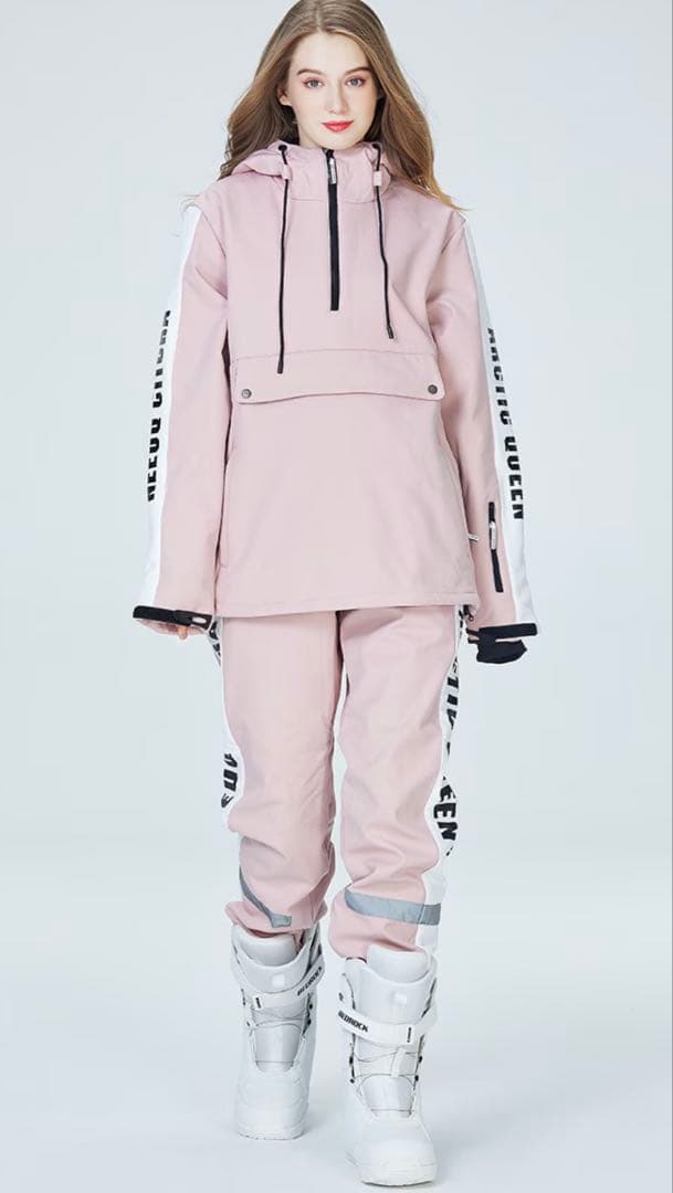 【クリーニング済み】韓国ブランド ARCTIC QUEEN スノボウェア ピンク