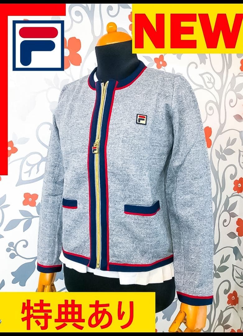 FILA【新品】テニス ウェア〈特典有〉防寒 ジャケット フィラ 保温 M