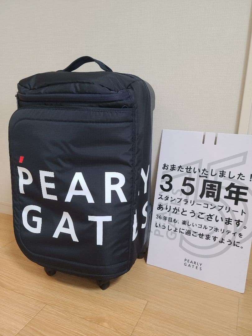 【未使用新品】PEARLY GATES キャリーバッグ 35周年記念　非売品