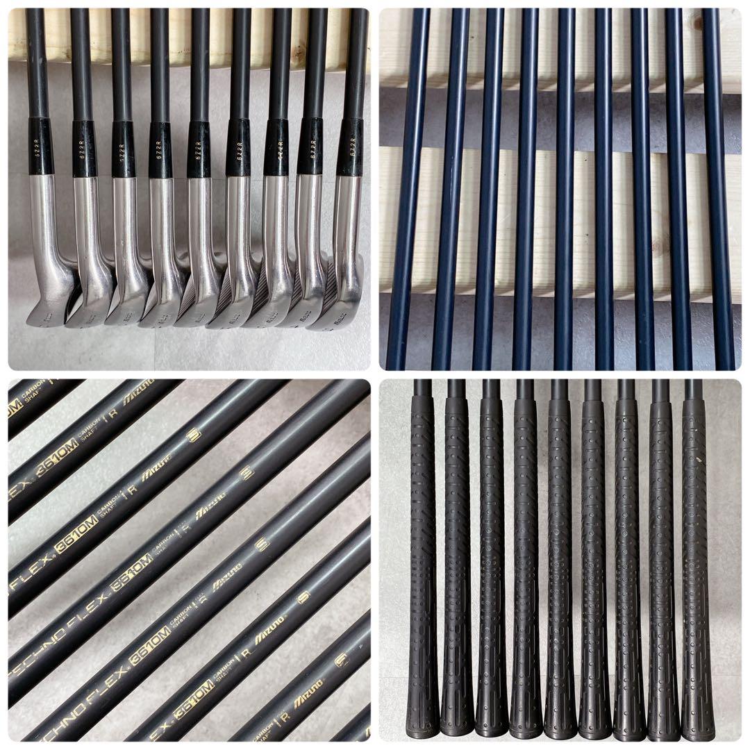 V638 ミズノ メンズ ゴルフ クラブ フルセット 初心者 ビギナー 黒