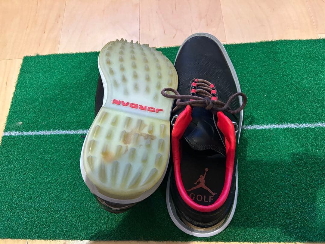 ナイキゴルフシューズ　ジョーダン ADG 4 Jordan ブラック/レッド