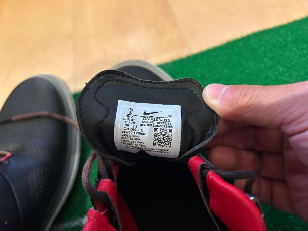 ナイキゴルフシューズ　ジョーダン ADG 4 Jordan ブラック/レッド