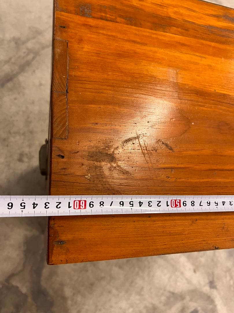 昭和レトロ 木製 引き戸棚 型板ガラス 収納家具