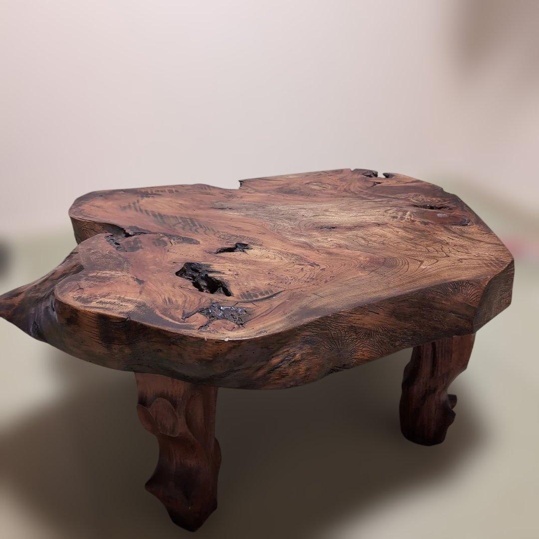 自然形状 座卓 テーブル　昭和レトロ