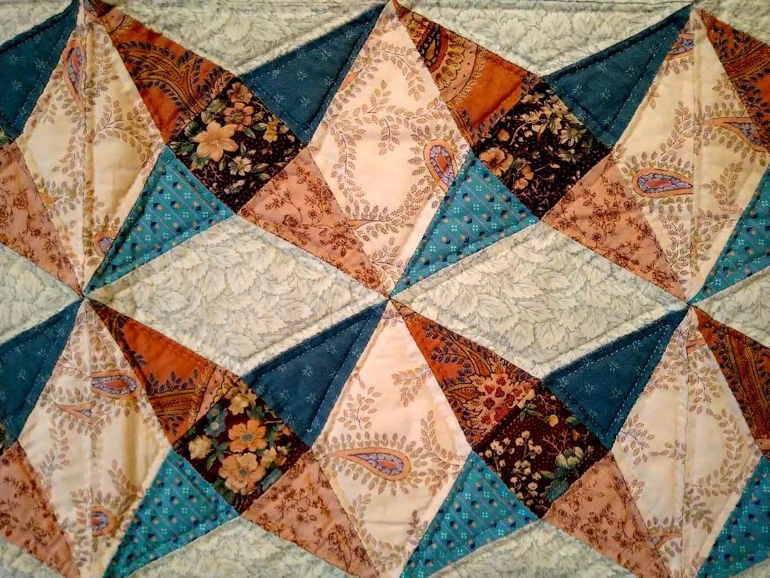 ※ヴィンテージキルト　タペストリー【Kaleidoscope】