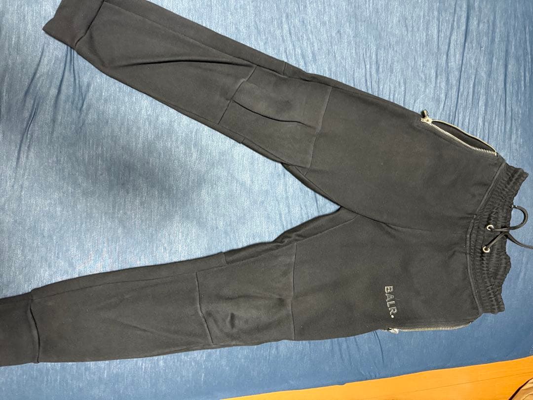 BALR. ブラック フード付きジャケット & ジャージパンツ セット