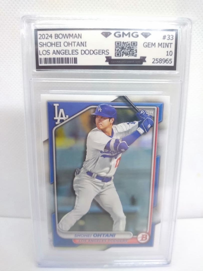 大谷翔平 2024 BOWMAN GEM MINT 10 ドジャース