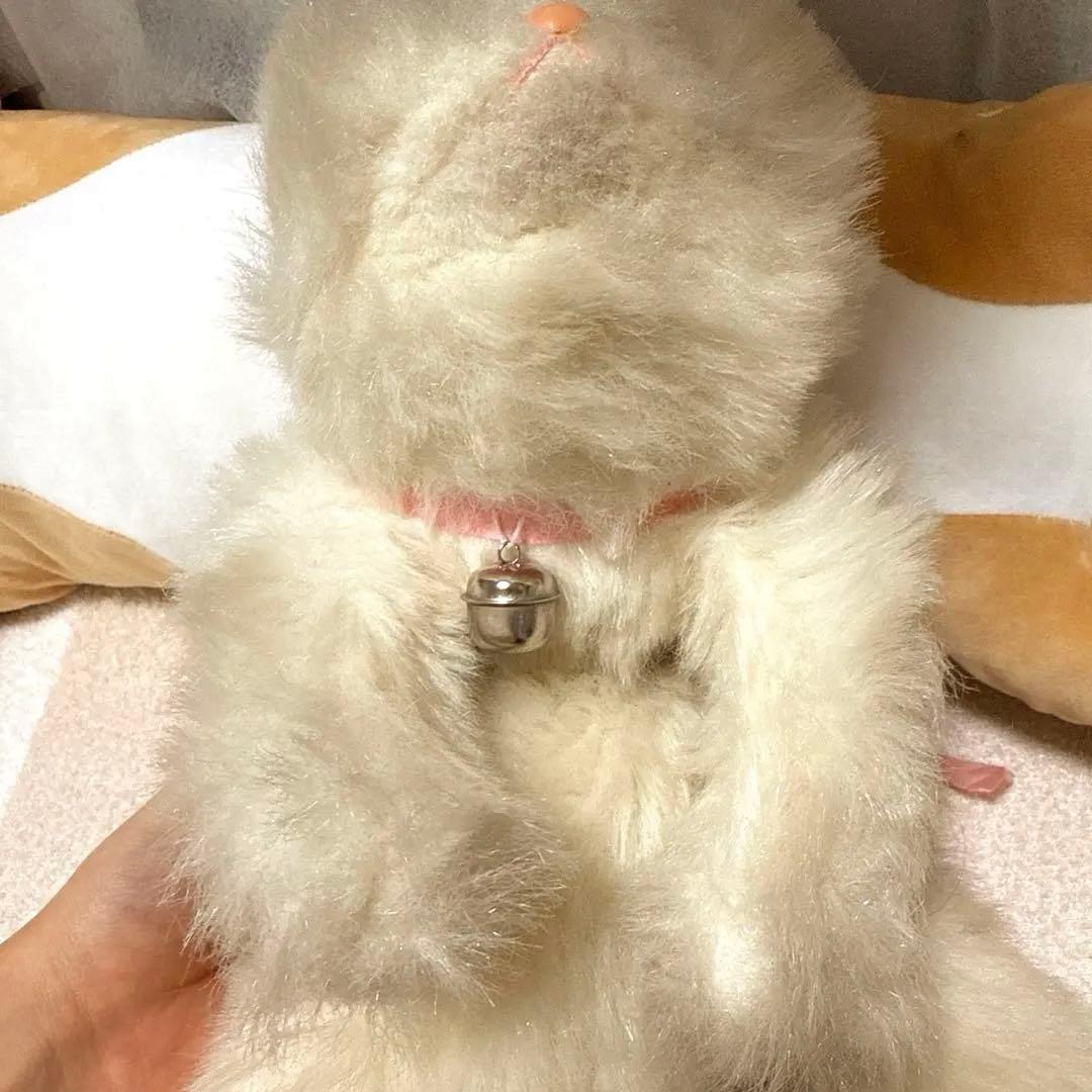 ⠀【希少レア】アンティーク/レトロ/猫ペルシャぬいぐるみ 鈴付き