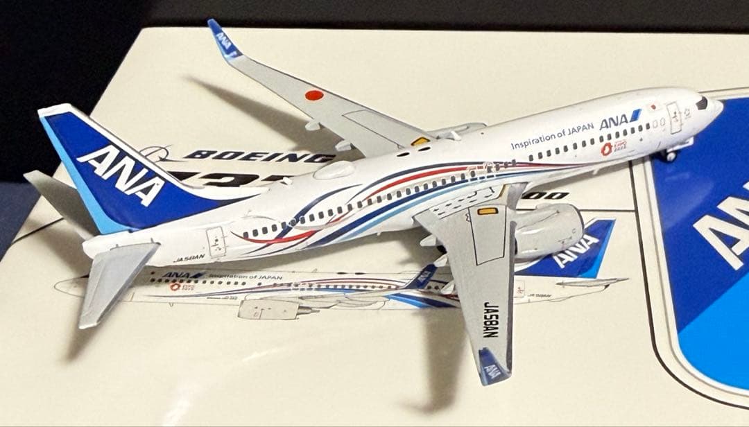 ANA B737-800 EXPO25 1/400 飛行機模型