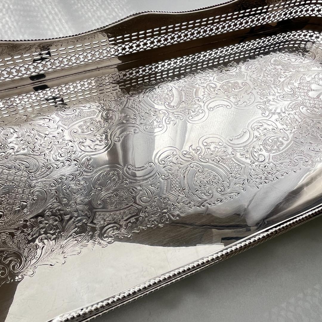 【Mappin Webb】 ギャラリートレー 49cm ロングタイプ 大型