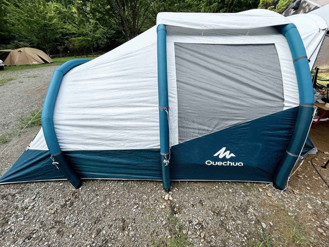 ケシュア エアーテント　ファミリーテント 4人用　おまけつき　ポンプ、タープ