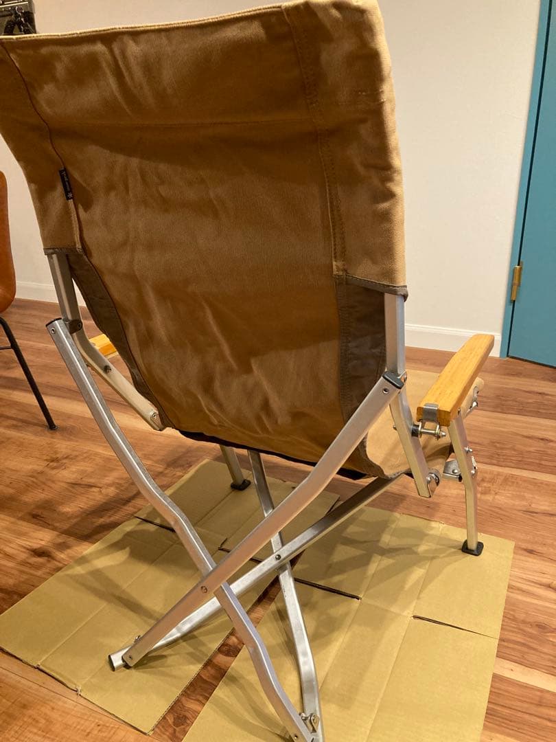 K*B様  peak 折りたたみローチェア ベージュ（LV-090）
