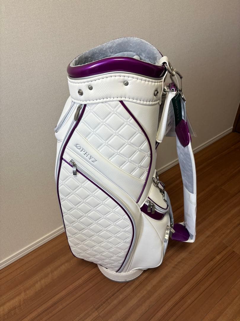 ブリヂストンPHYZ CBPH64 キャディバッグ　レディース￼ 白×ピンク
