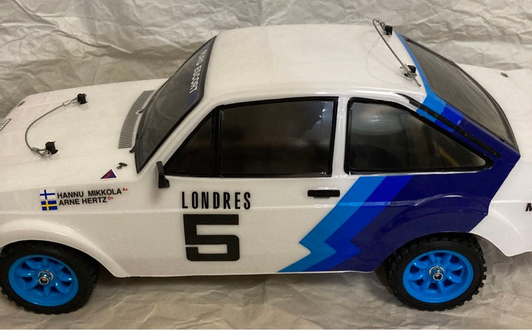 【完成品】メカなしサーボ付タミヤMF-01Xフォードエスコートラリー