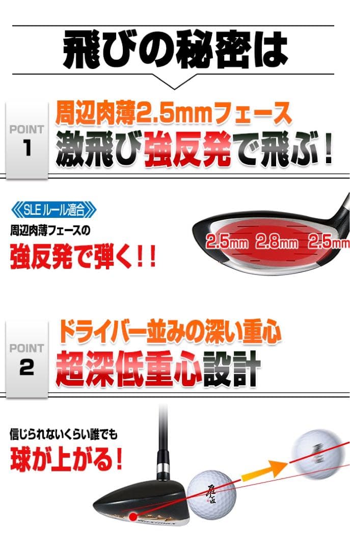 【超激安2本セット】USTマミヤ ワークスゴルフ マキシマックス強反発FW