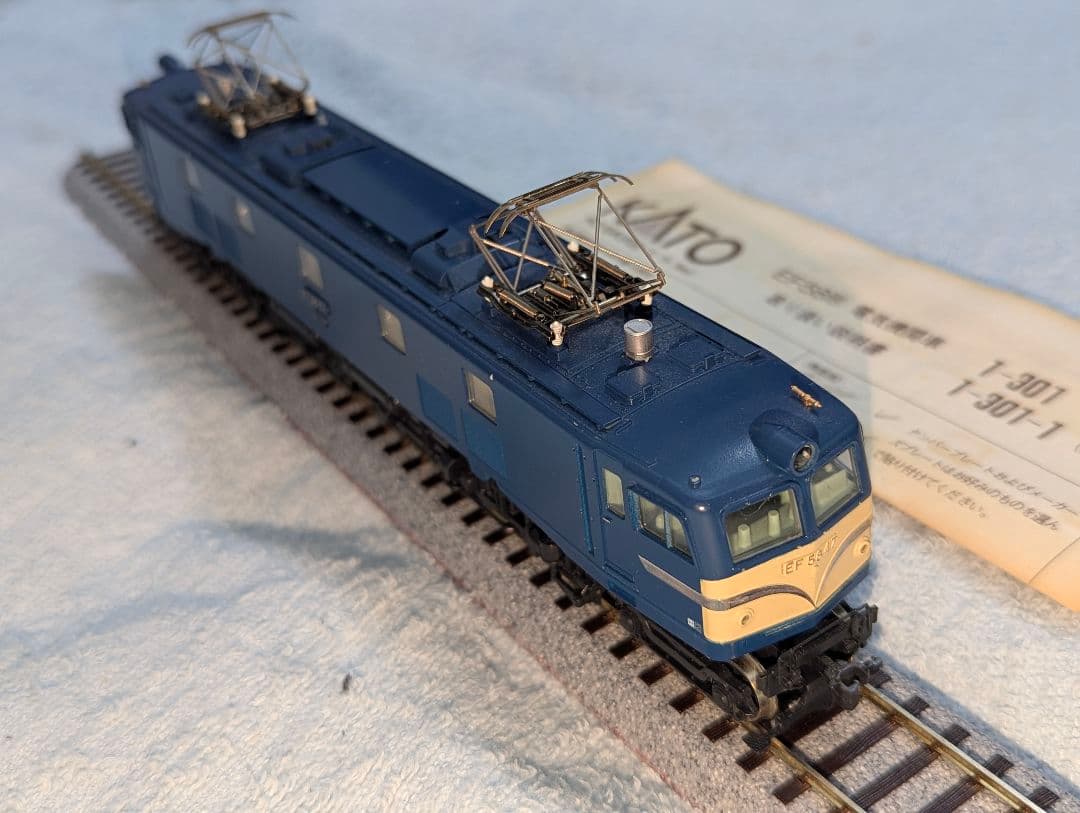 KATO　EF58　(大窓・ブルー) 【1-301】　HOゲージ