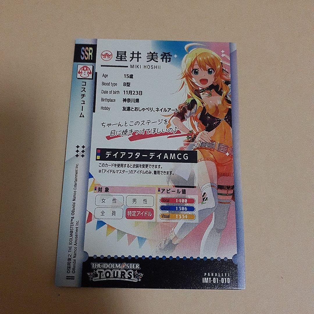 アイドルマスターツアーズ　美希　パラレル