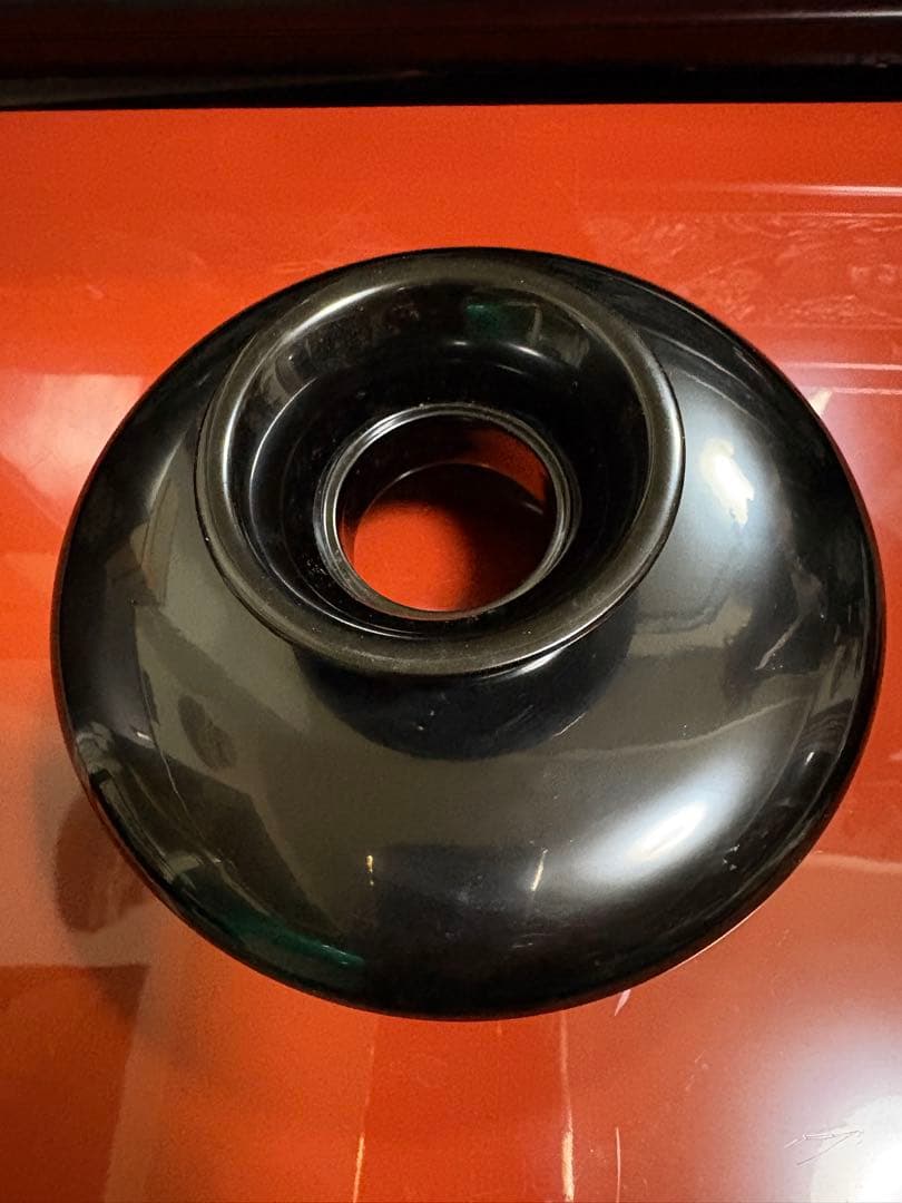 茶道具真塗天目台天目茶碗桶谷定一作