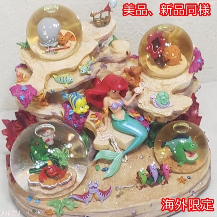 【レア】ディズニー★リトルマーメイド★アンダーザ・シー★スノードーム★オルゴール