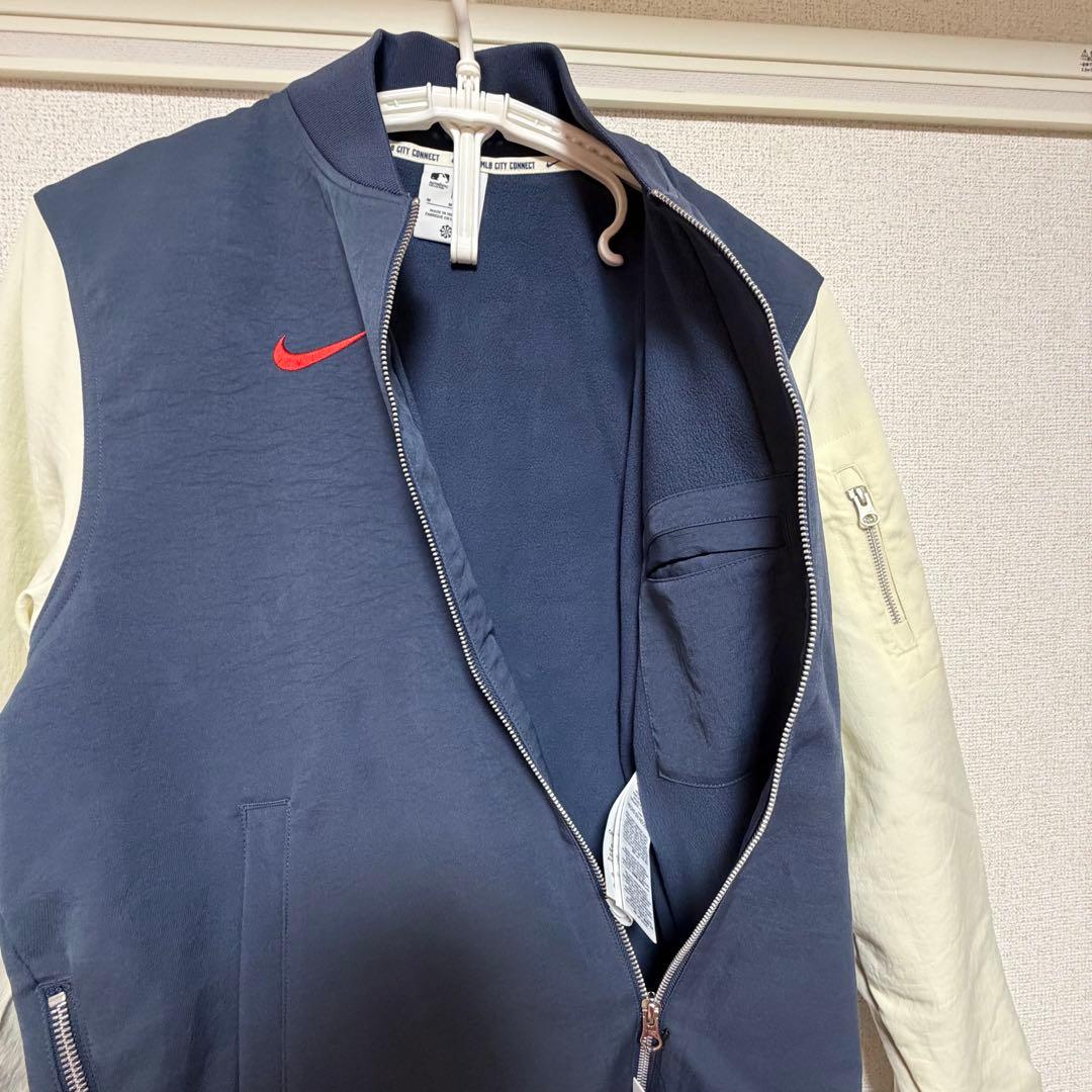 Nike MLB LAドジャース　シティコネクト　ブルゾン　スタジャン　Mサイズ
