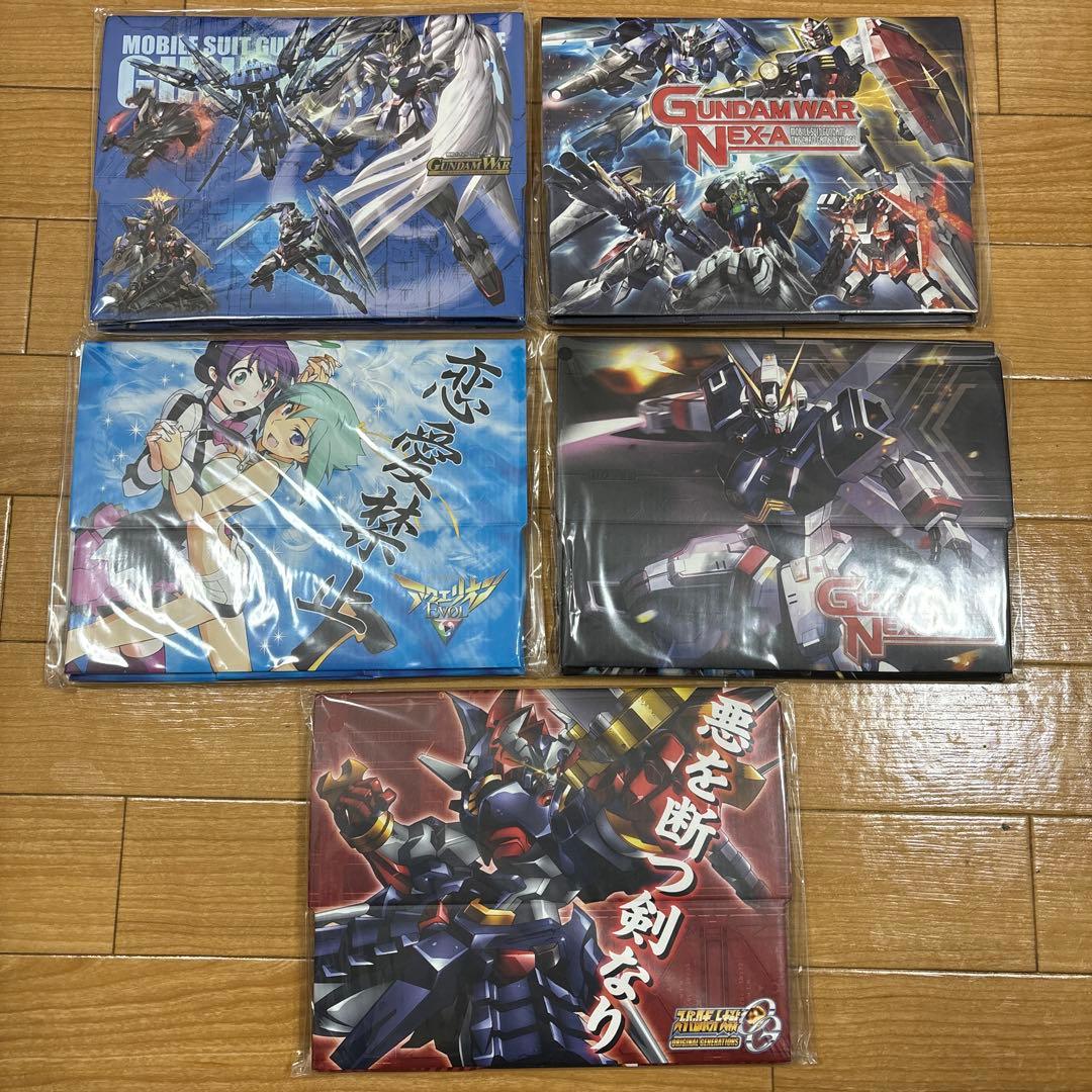 ストレージボックス5種セット ガンダムウォー3種類・クルセイド2種類