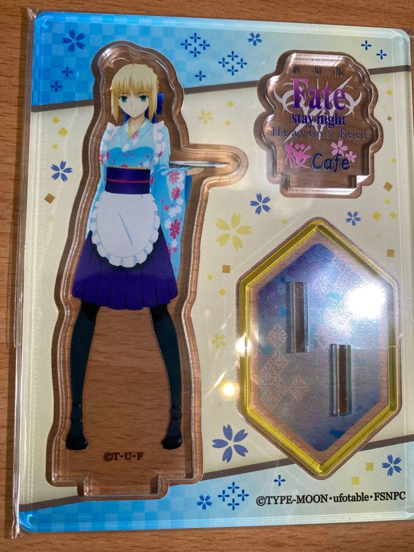 Fate stay night 桜cafe アクリルスタンド　セイバー　凛　桜