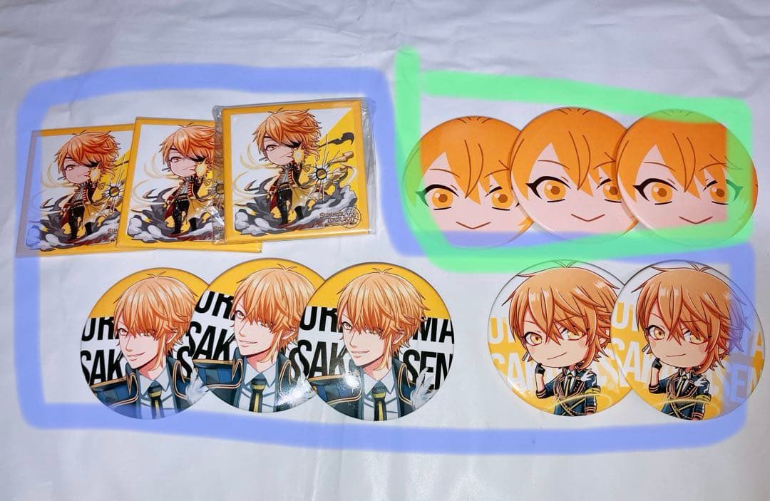 センラ 缶バッジ 春ツ 夏ツ ハロパ ひきフェス センワン 等身 実写