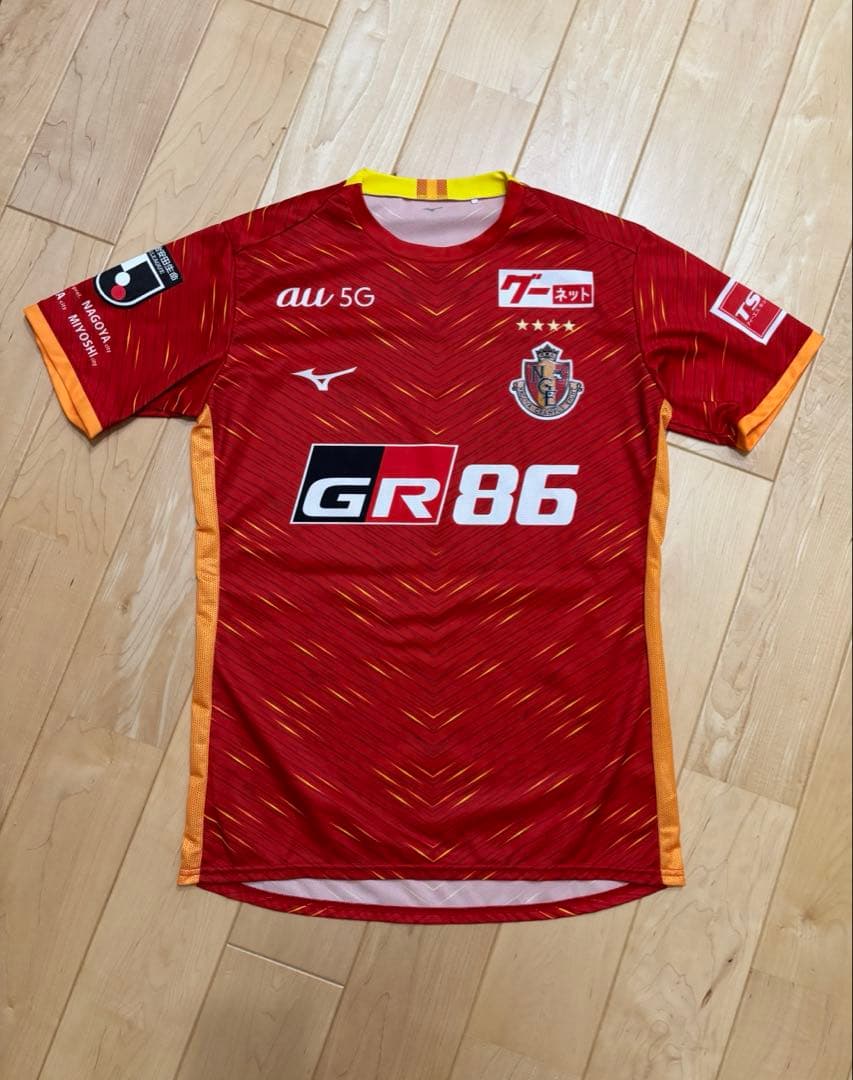 オーセンティックユニフォーム 名古屋グランパス サッカー シャツ ウェア開幕戦