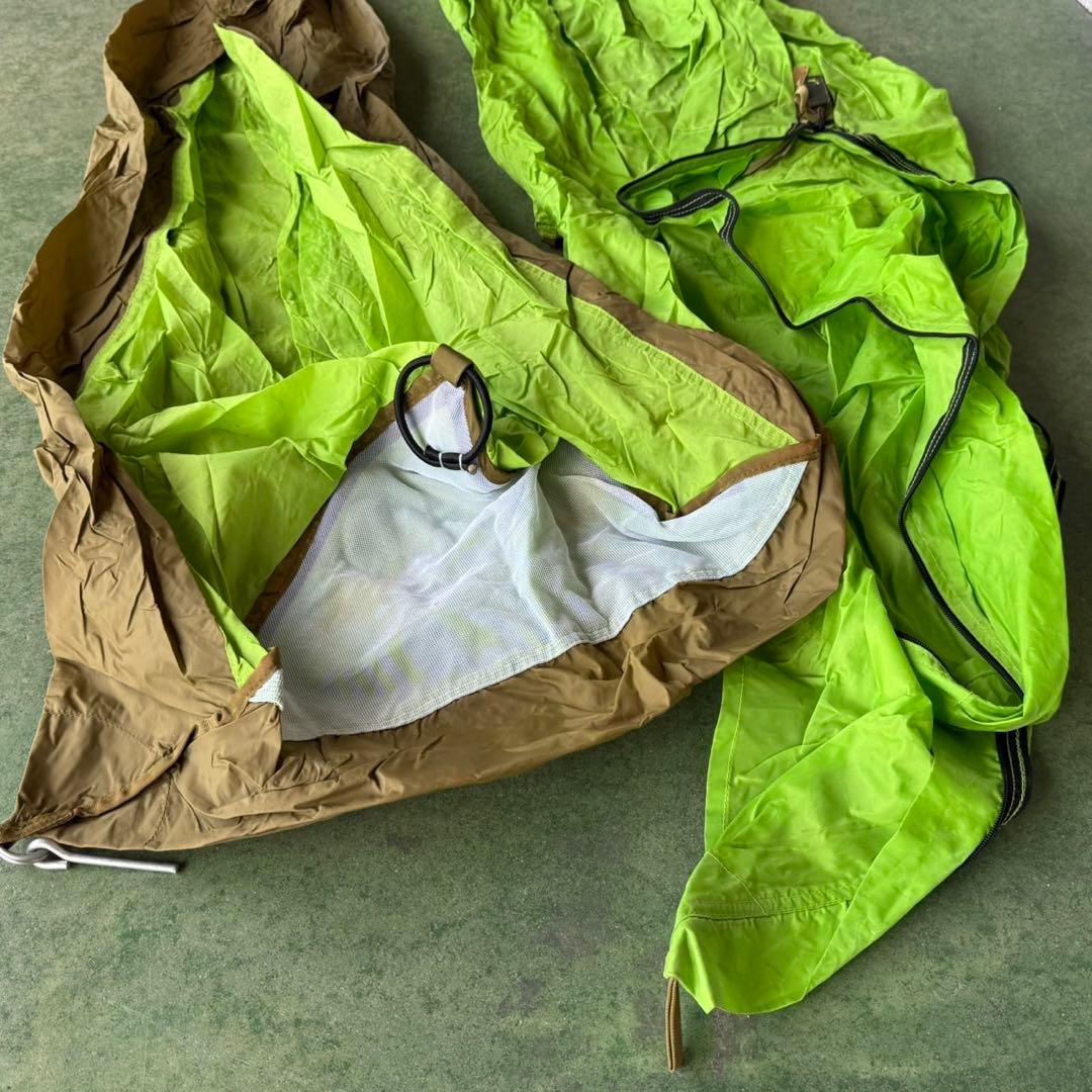 EDK58c モンベル ムーンライト１型 テント ポール旧型 ソロキャンプ