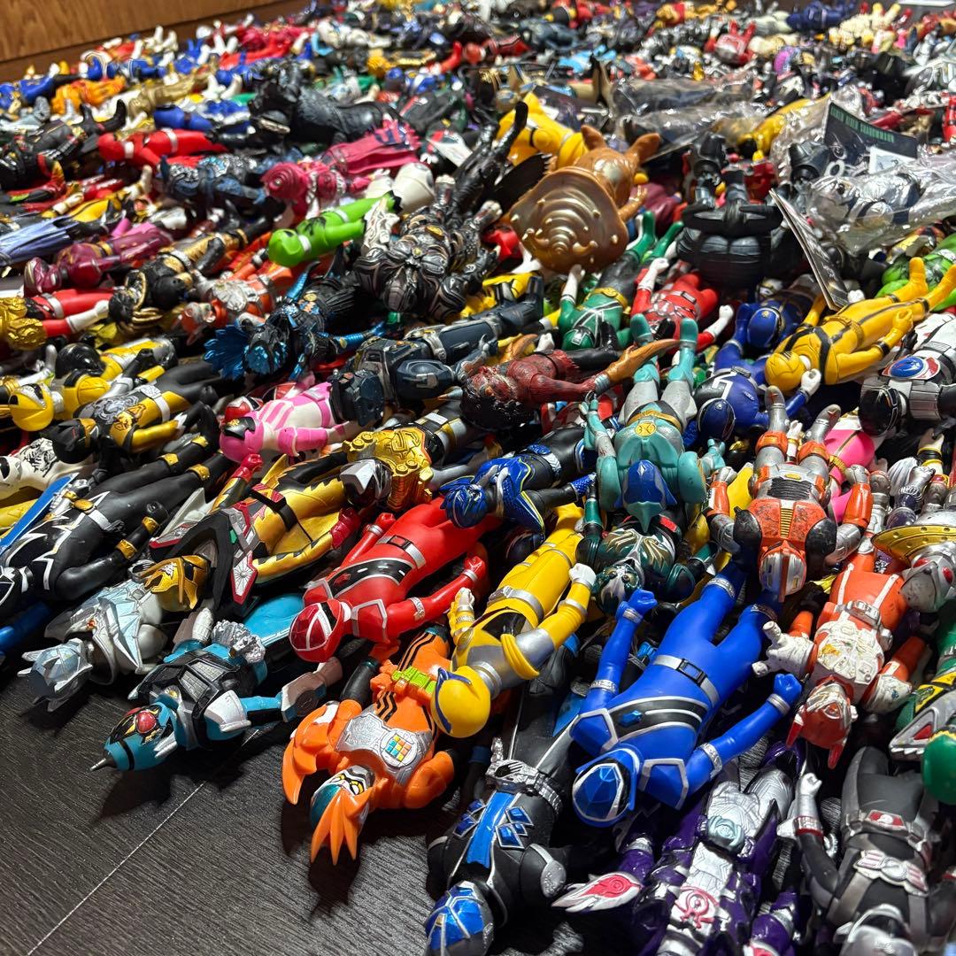 仮面ライダー　レンジャー　戦隊　ソフトフィギュア　ソフビ　まとめ売り　人形