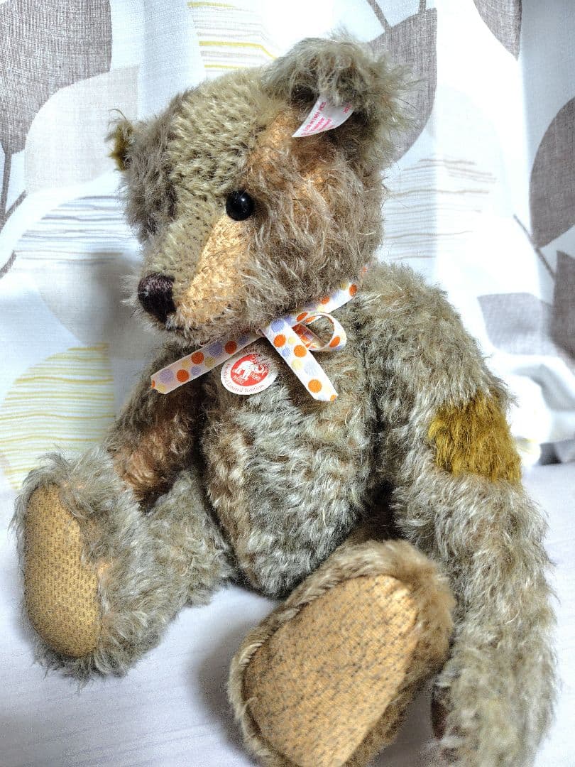 限定　Steiff シュタイフ　パッチワーク　テディベア　レア