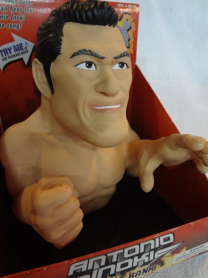 アントニオ猪木　2001版　 サウンドバンク　オリジナル貯金箱・箱入り・現状渡し