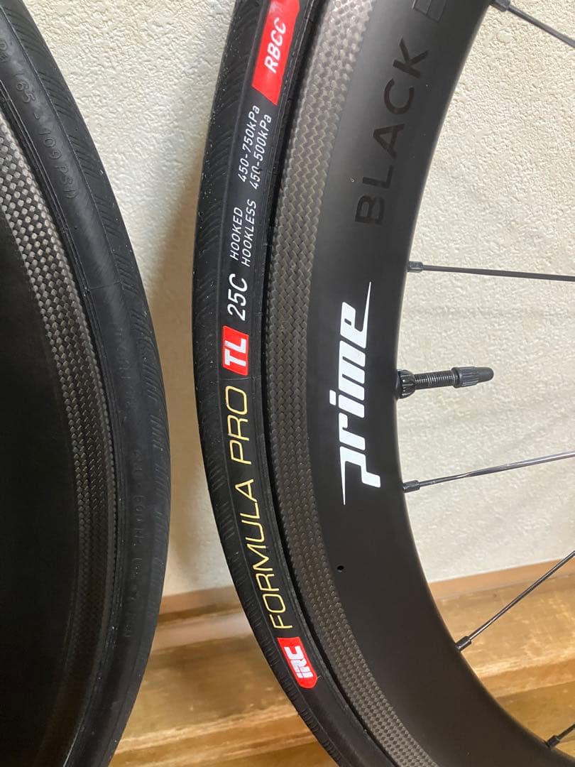 prime カーボンホイール ブラックエディション リムブレーキ チューブレス