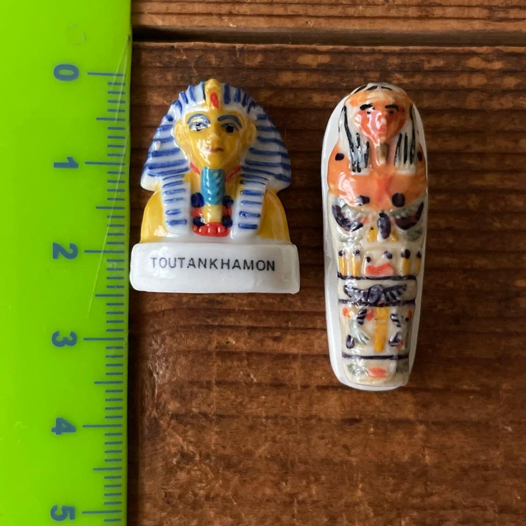 ヴィンテージ フランス フェーブ 陶器 エジプト 14個セット 389