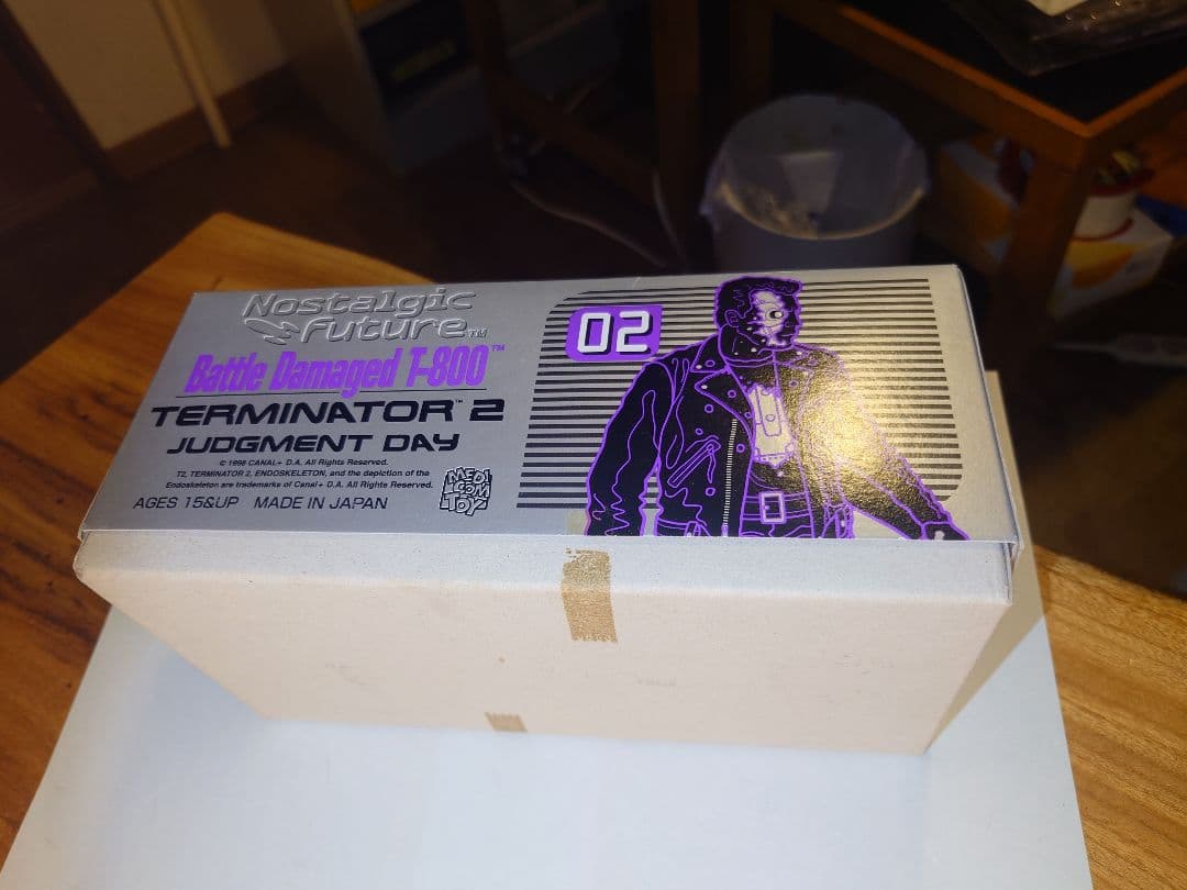 メディコムトイ ターミネー T-800 ブリキのゼンマイ歩行フィギュア　開封済み