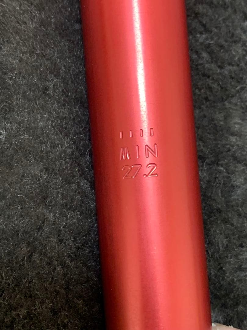 希少！paul シートポスト 27.2mm red！