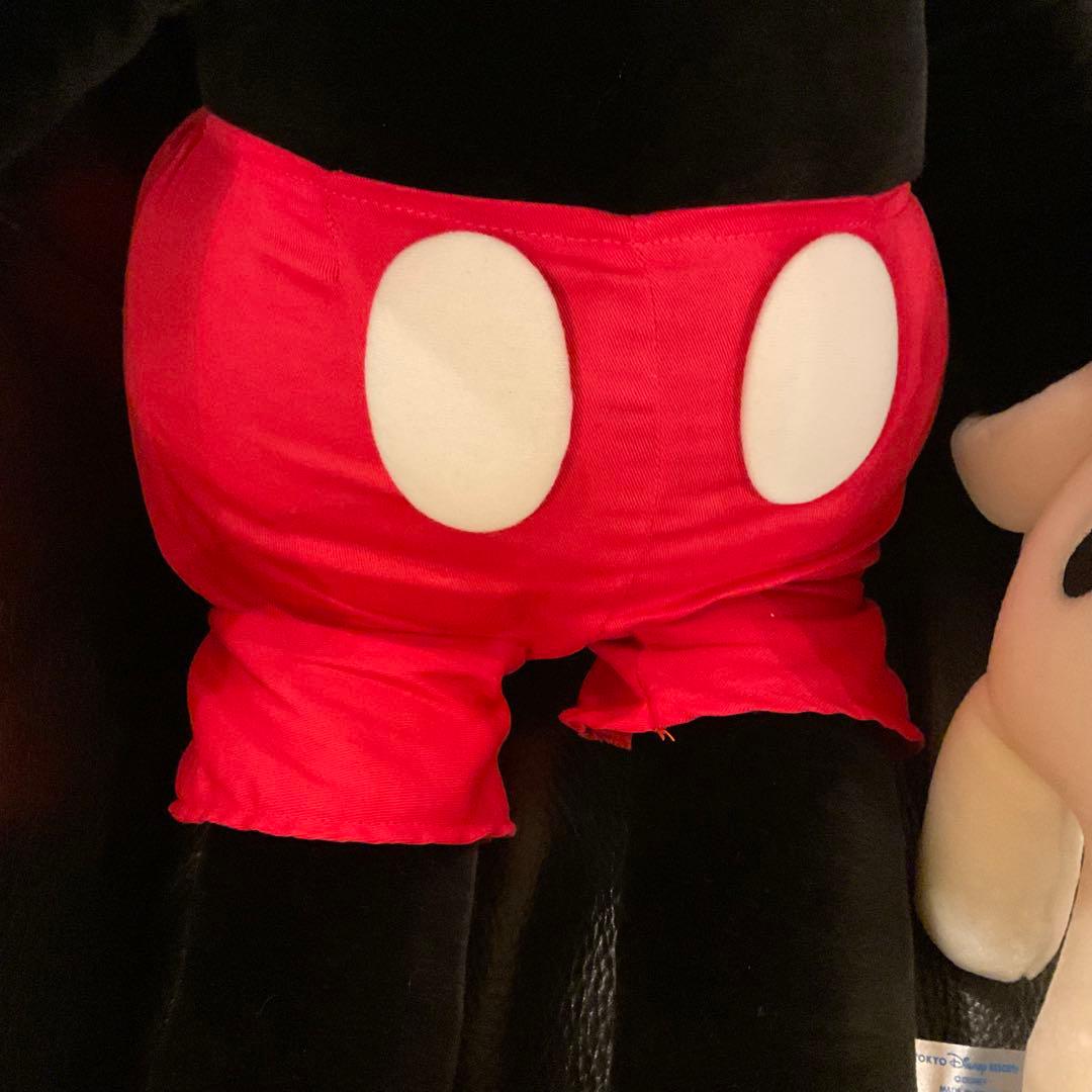 超特大！100cm！美品 ミッキーマウス ミニー マウス ぬいぐるみ ディズニー