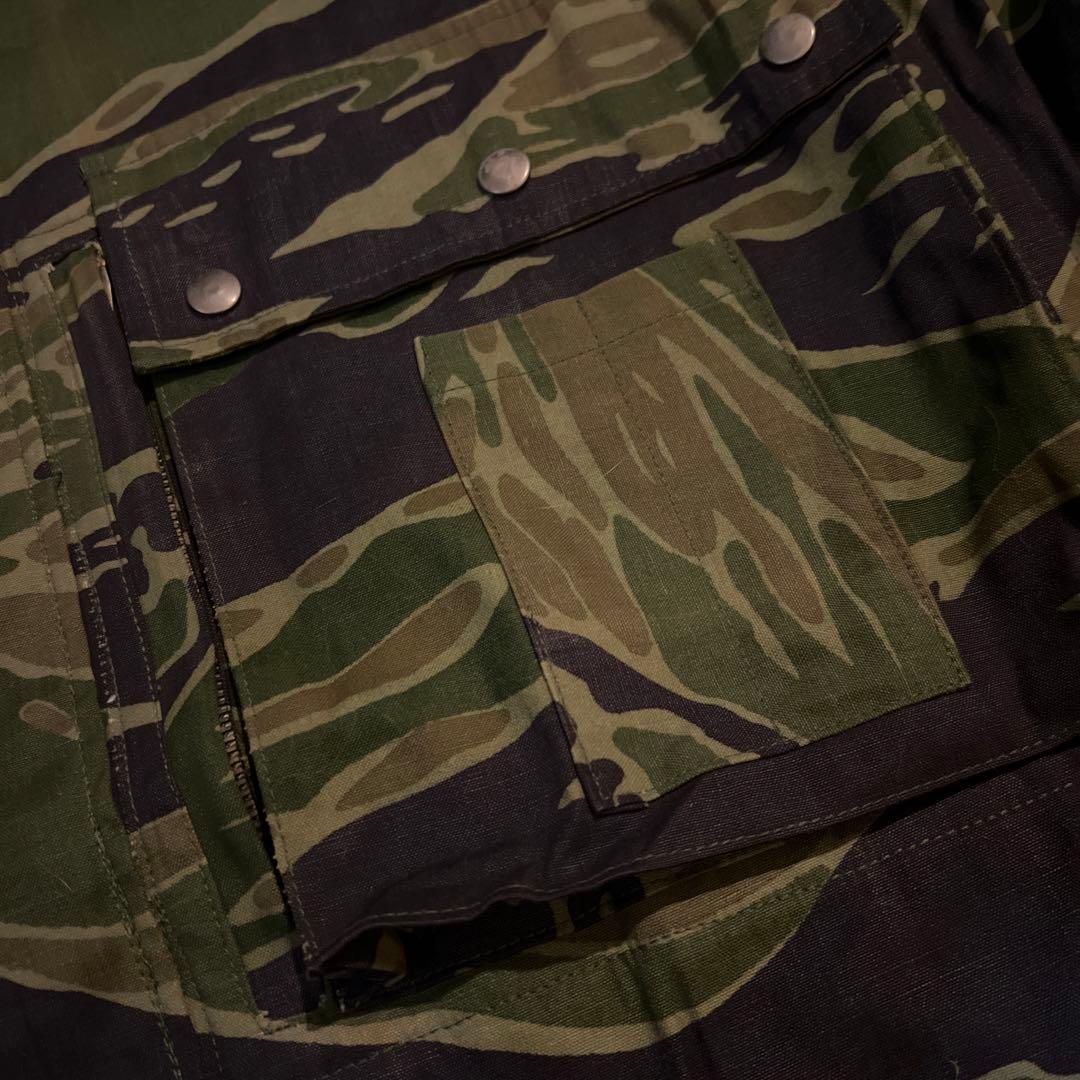 70年代　ベトナム戦　タイガーストライプ　タイガーカモ　ジャケット　ビンテージ