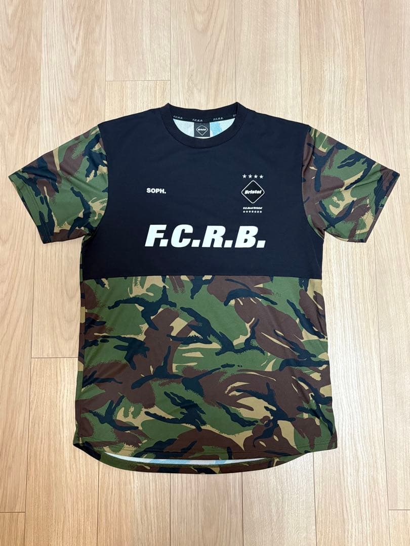 F.C.R.B. 迷彩 カモフラシャツ Lサイズ 美品