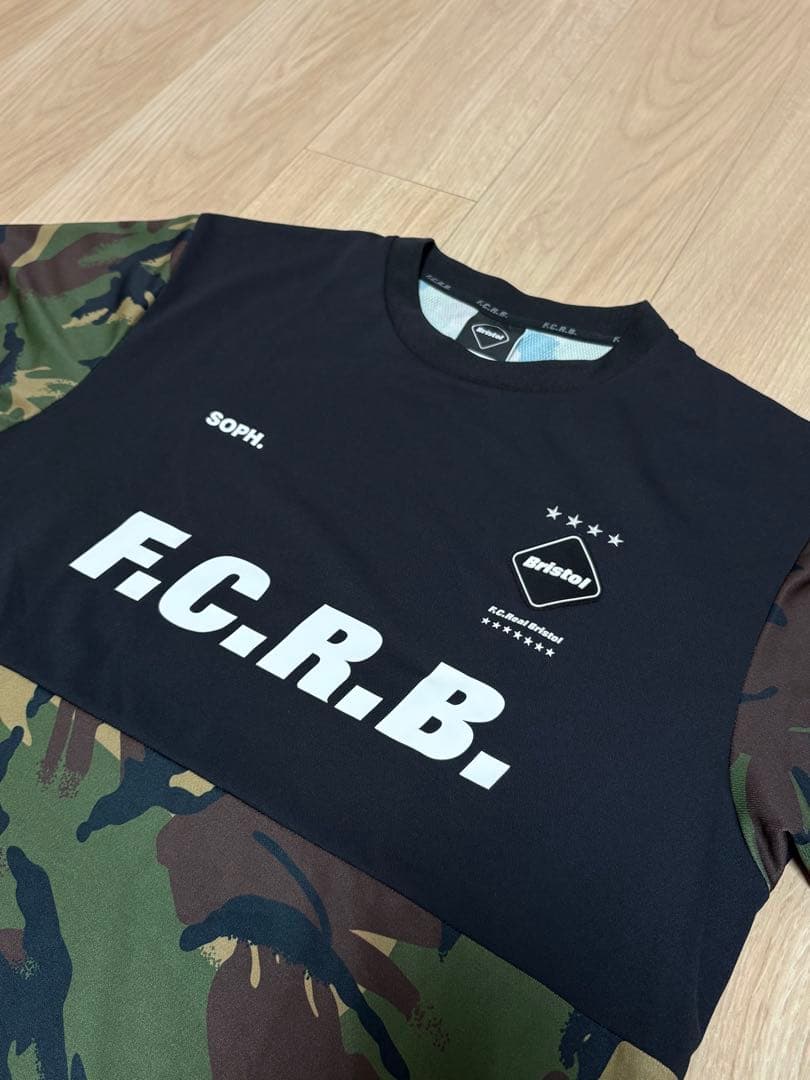 F.C.R.B. 迷彩 カモフラシャツ Lサイズ 美品