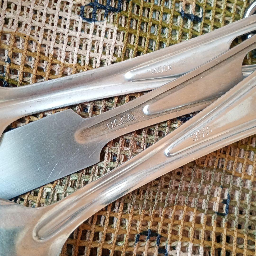 【米軍放出品】メスキットパン＆カトラリー（フォーク、ナイフ、スプーン/各1個）