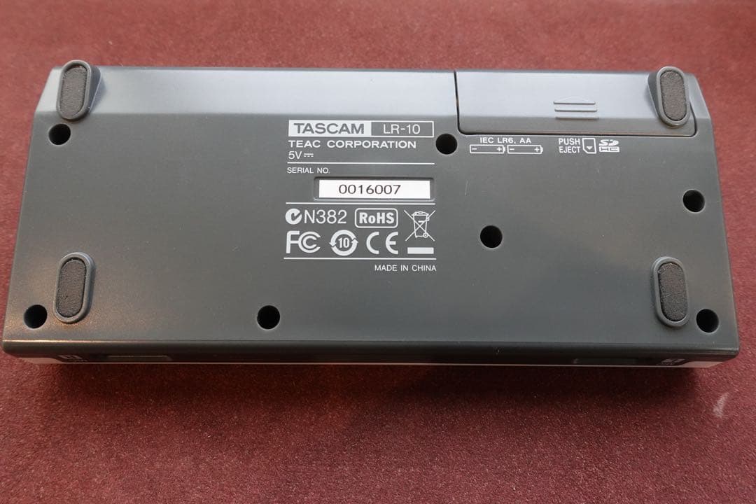 TASCAM LR-10 タスカム　楽器用トレーナー　PCMレコーダー